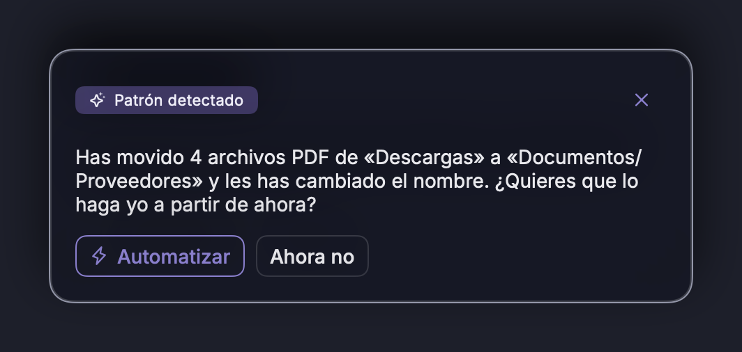 Lista de automatizaciones de NOTVM.